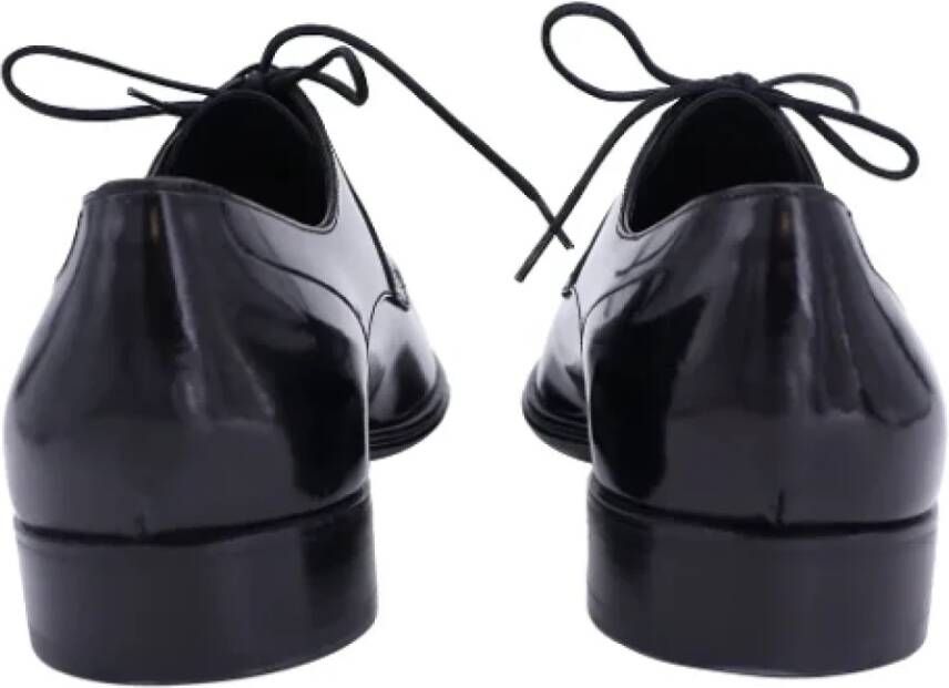 Dolce & Gabbana Pre-owned Leather flats Black Heren