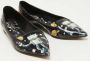 Dolce & Gabbana Pre-owned Leather flats Blue Dames - Thumbnail 4