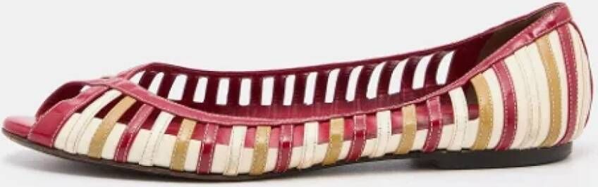 Dolce & Gabbana Pre-owned Leather flats Multicolor Dames