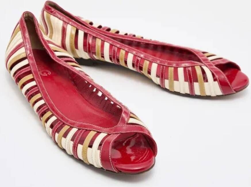 Dolce & Gabbana Pre-owned Leather flats Multicolor Dames