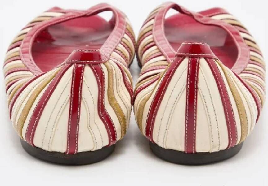 Dolce & Gabbana Pre-owned Leather flats Multicolor Dames