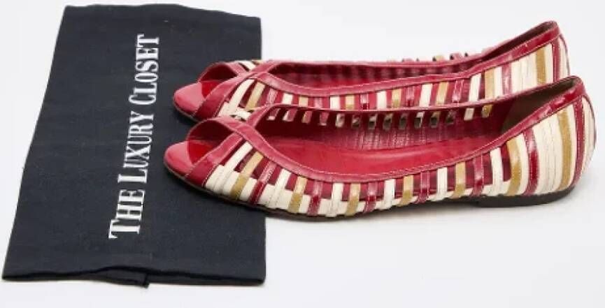 Dolce & Gabbana Pre-owned Leather flats Multicolor Dames