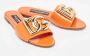 Dolce & Gabbana Pre-owned Leather flats Orange Dames - Thumbnail 4