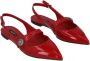 Dolce & Gabbana Pre-owned Leather flats Red Dames - Thumbnail 1