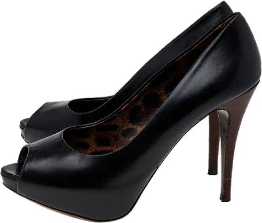 Dolce & Gabbana Pre-owned Leather heels Black Dames