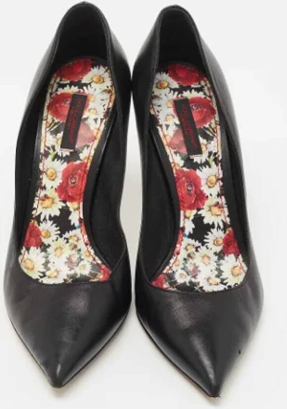 Dolce & Gabbana Pre-owned Leather heels Black Dames