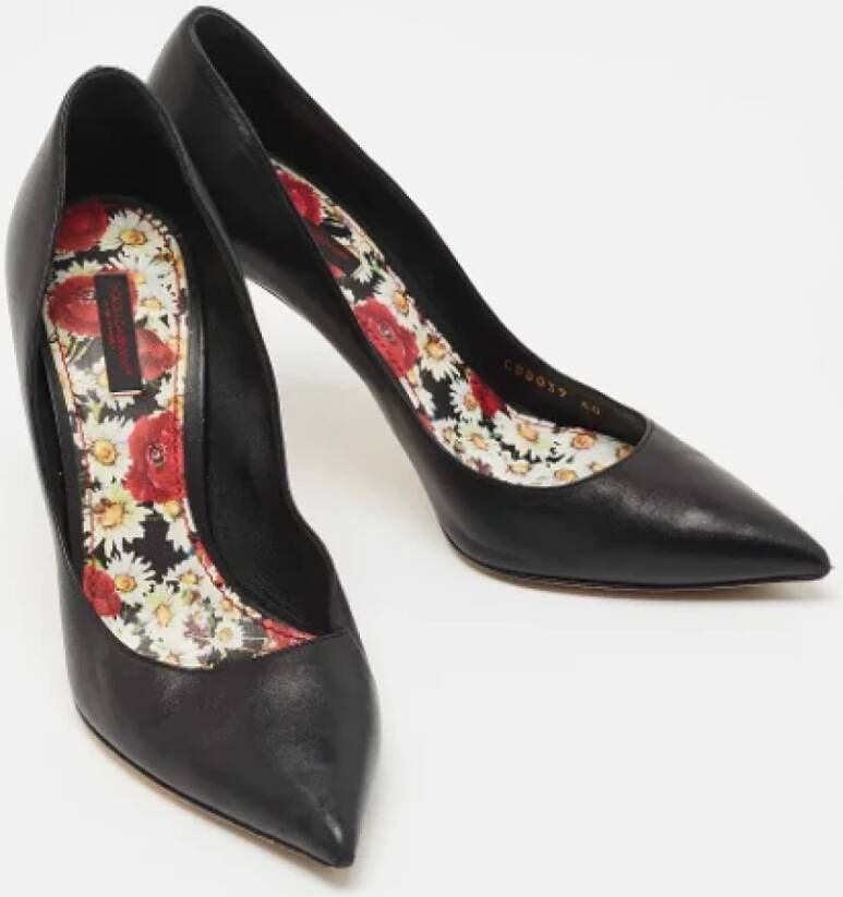 Dolce & Gabbana Pre-owned Leather heels Black Dames