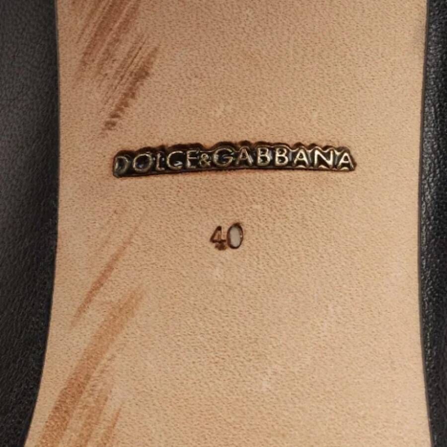 Dolce & Gabbana Pre-owned Leather heels Black Dames