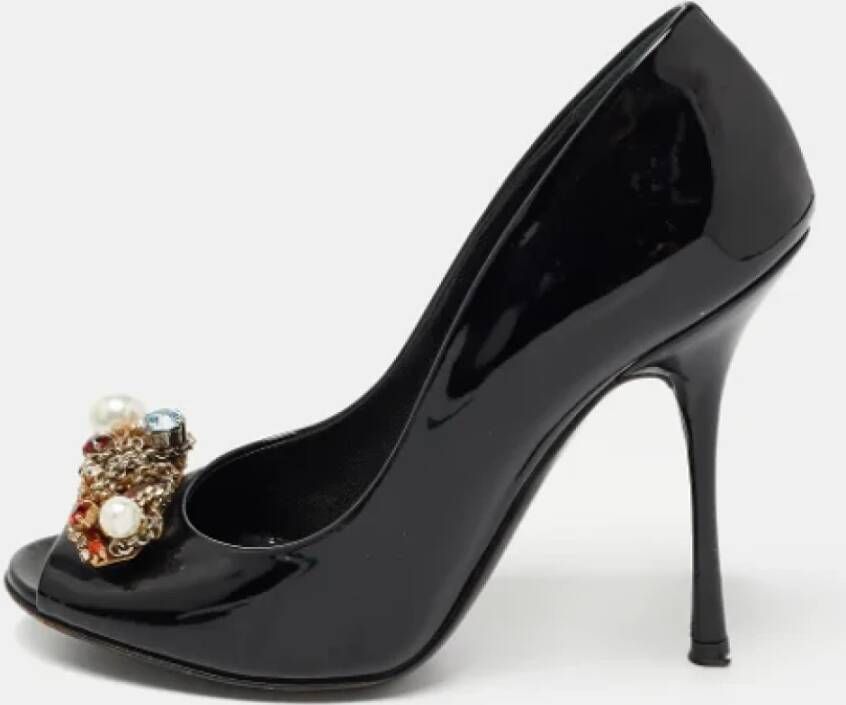 Dolce & Gabbana Pre-owned Leather heels Black Dames