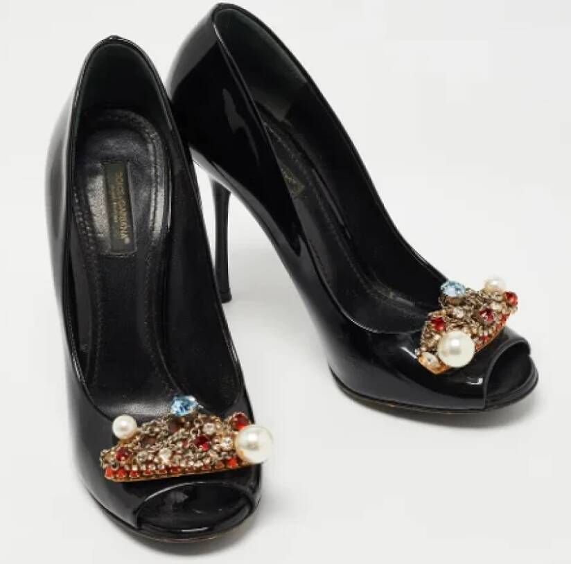 Dolce & Gabbana Pre-owned Leather heels Black Dames