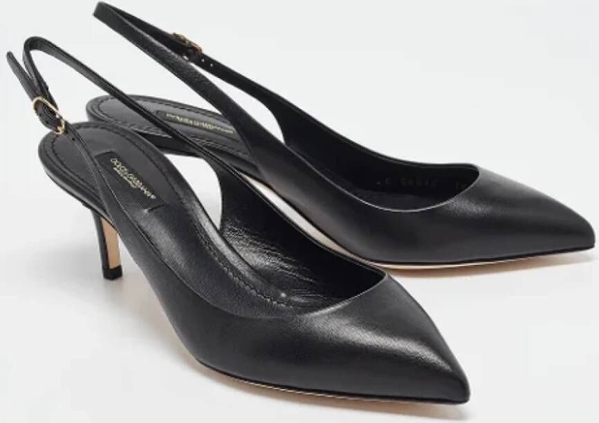 Dolce & Gabbana Pre-owned Leather heels Black Dames