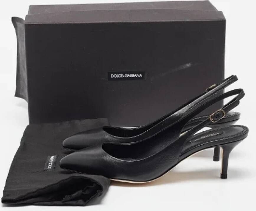 Dolce & Gabbana Pre-owned Leather heels Black Dames