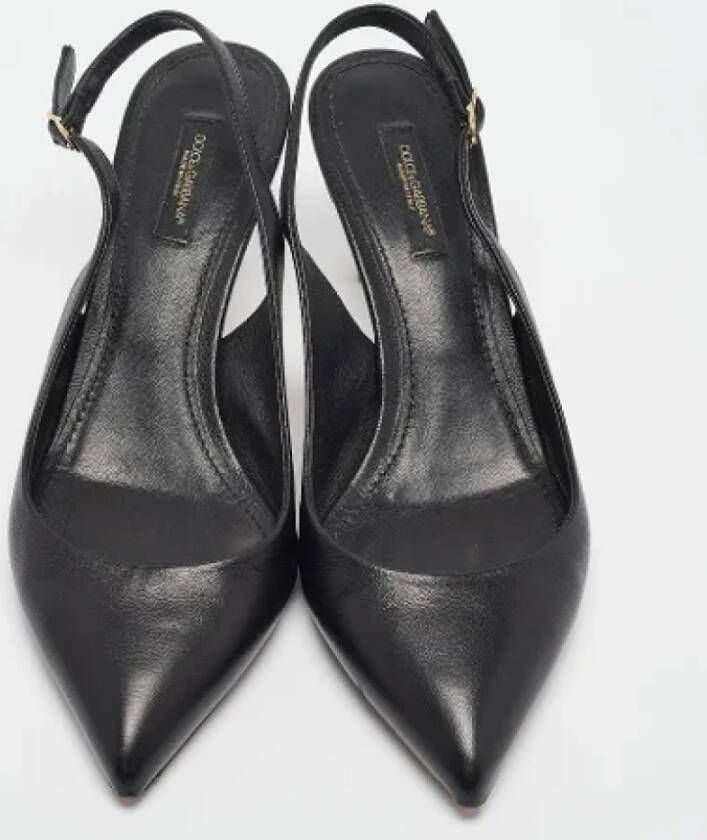 Dolce & Gabbana Pre-owned Leather heels Black Dames