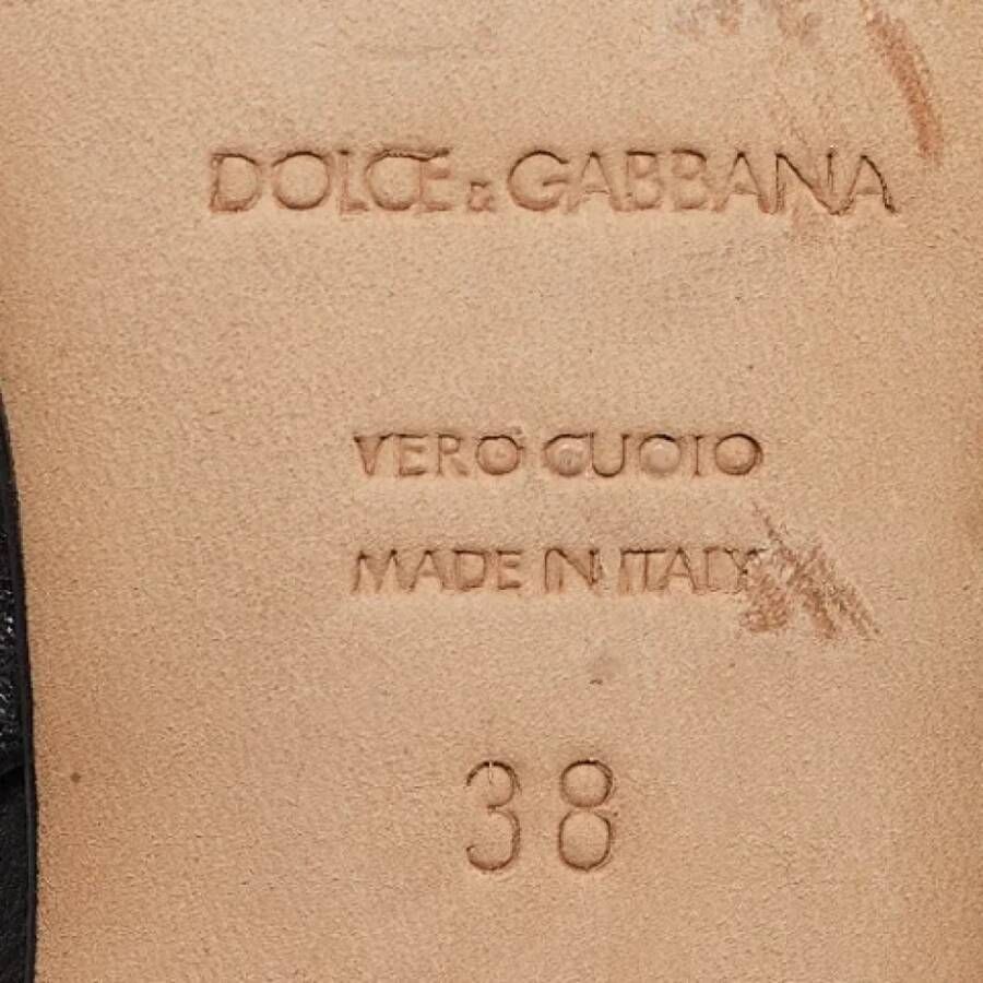 Dolce & Gabbana Pre-owned Leather heels Black Dames