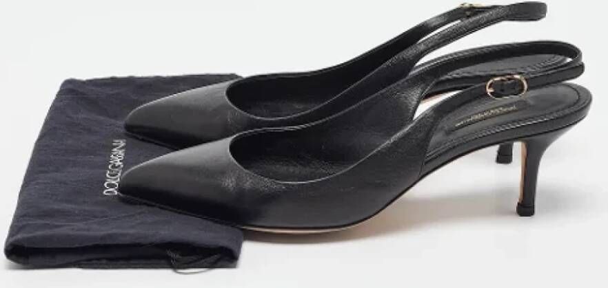 Dolce & Gabbana Pre-owned Leather heels Black Dames