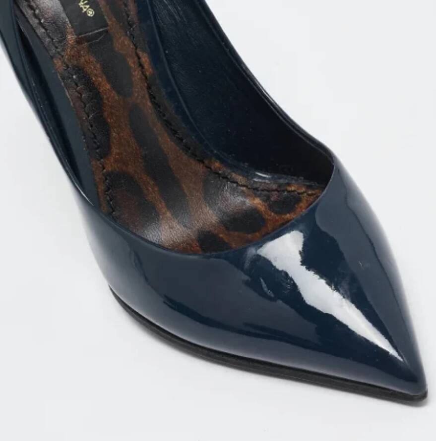 Dolce & Gabbana Pre-owned Leather heels Blue Dames