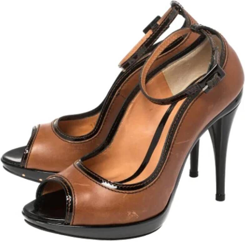 Dolce & Gabbana Pre-owned Leather heels Brown Dames