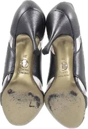 Dolce & Gabbana Pre-owned Leather heels Gray Dames