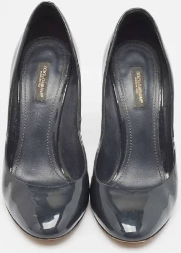 Dolce & Gabbana Pre-owned Leather heels Gray Dames