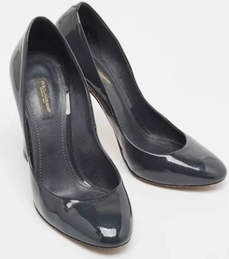 Dolce & Gabbana Pre-owned Leather heels Gray Dames