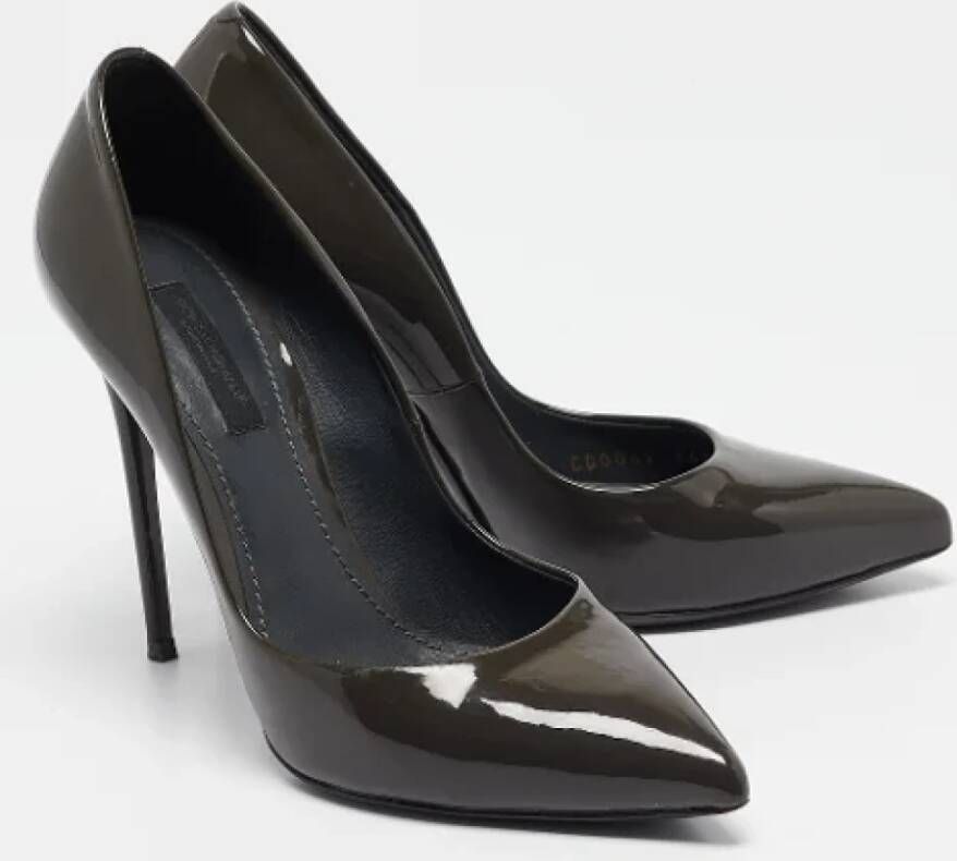 Dolce & Gabbana Pre-owned Leather heels Gray Dames