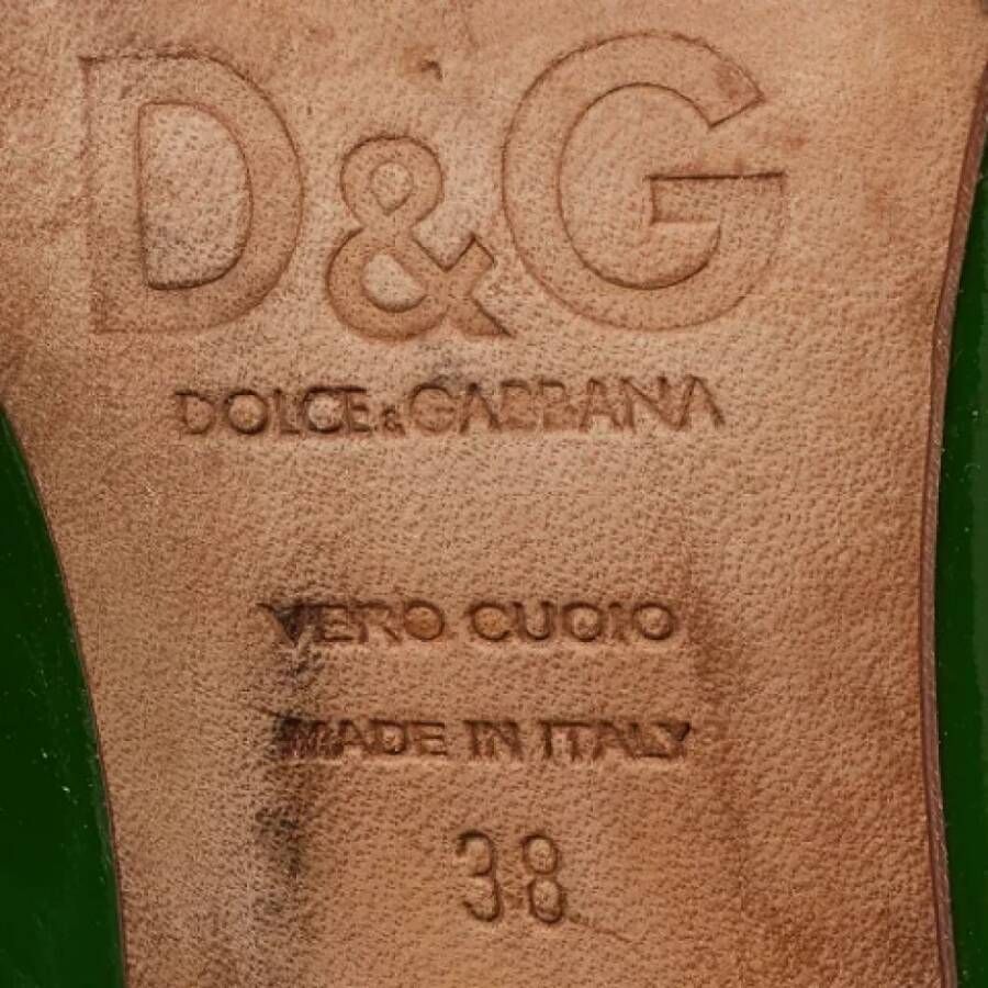 Dolce & Gabbana Pre-owned Leather heels Green Dames