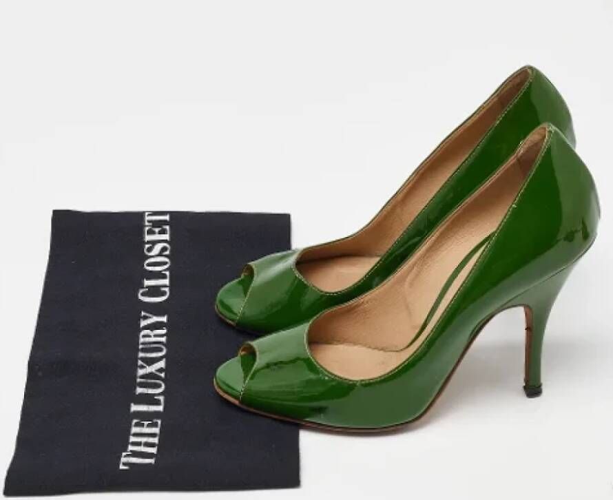 Dolce & Gabbana Pre-owned Leather heels Green Dames