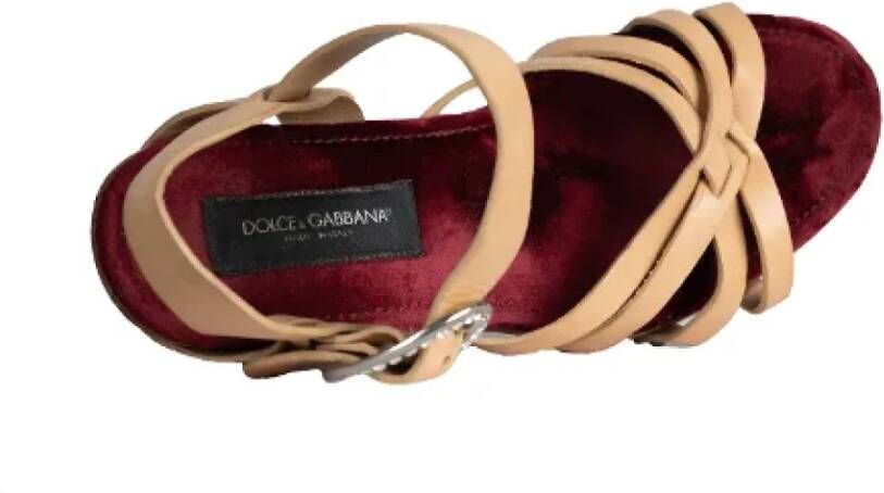 Dolce & Gabbana Pre-owned Leather heels Multicolor Dames