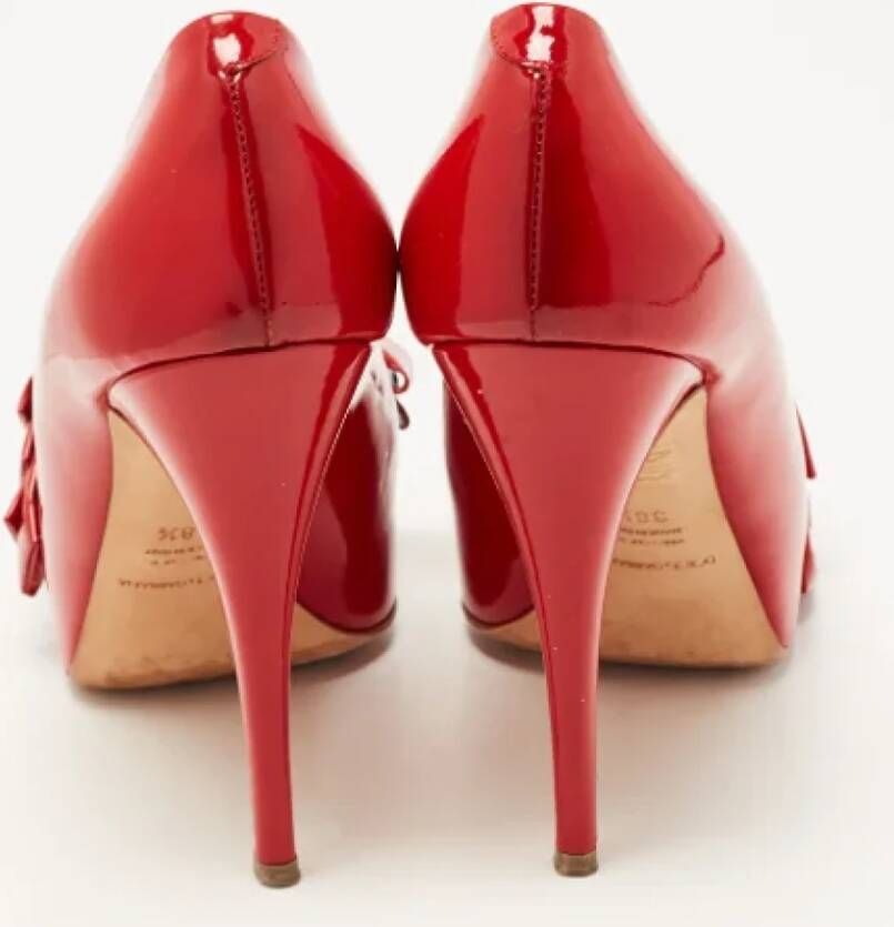 Dolce & Gabbana Pre-owned Leather heels Red Dames