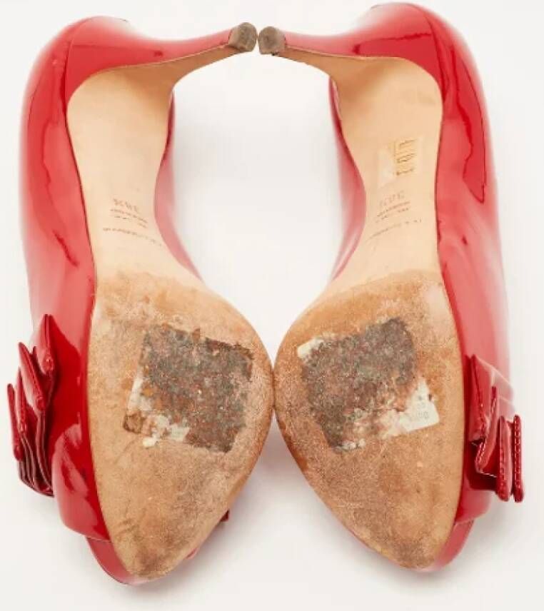 Dolce & Gabbana Pre-owned Leather heels Red Dames