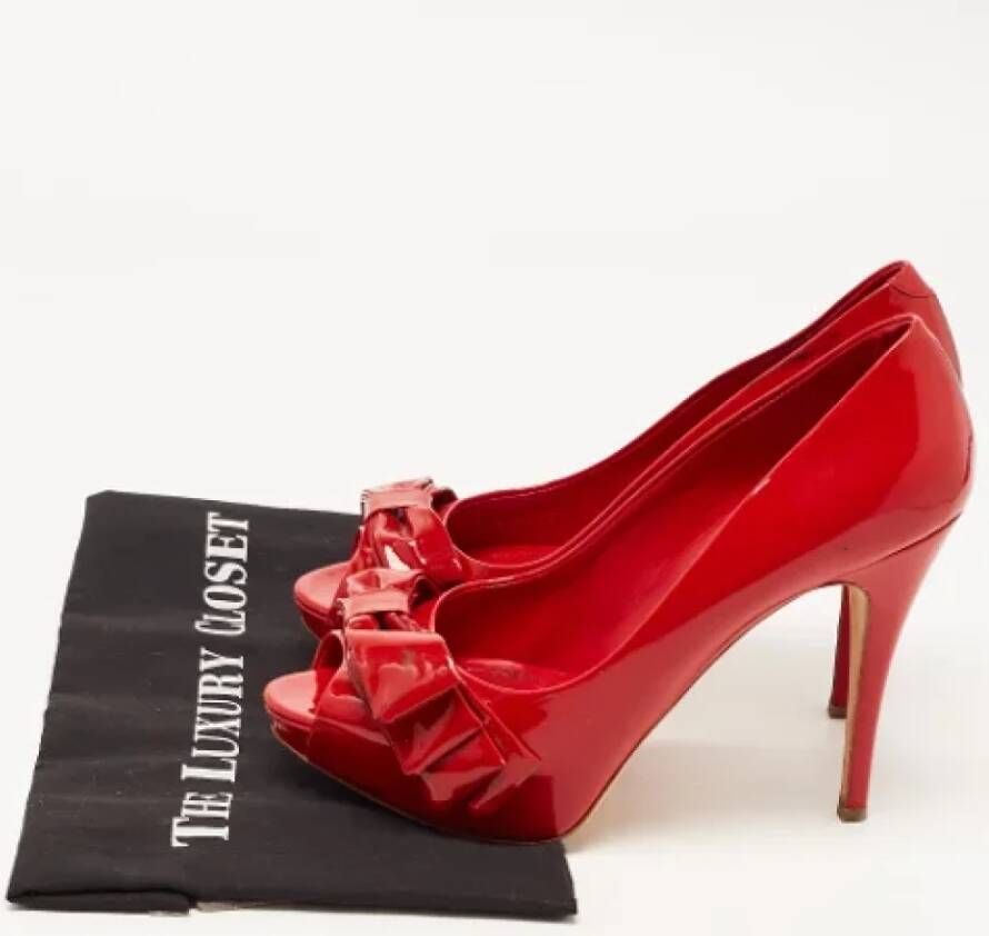 Dolce & Gabbana Pre-owned Leather heels Red Dames