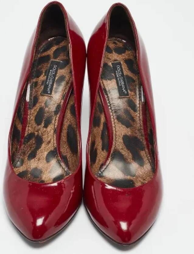 Dolce & Gabbana Pre-owned Leather heels Red Dames