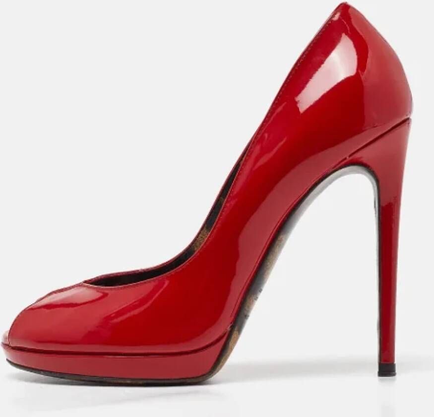 Dolce & Gabbana Pre-owned Leather heels Red Dames