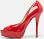 Dolce & Gabbana Pre-owned Leather heels Red Dames - Thumbnail 2