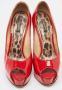 Dolce & Gabbana Pre-owned Leather heels Red Dames - Thumbnail 3