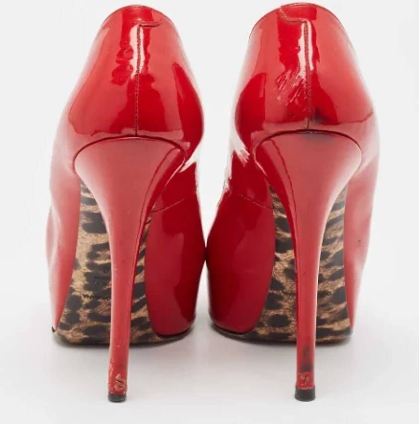 Dolce & Gabbana Pre-owned Leather heels Red Dames