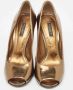 Dolce & Gabbana Pre-owned Leather heels Yellow Dames - Thumbnail 2