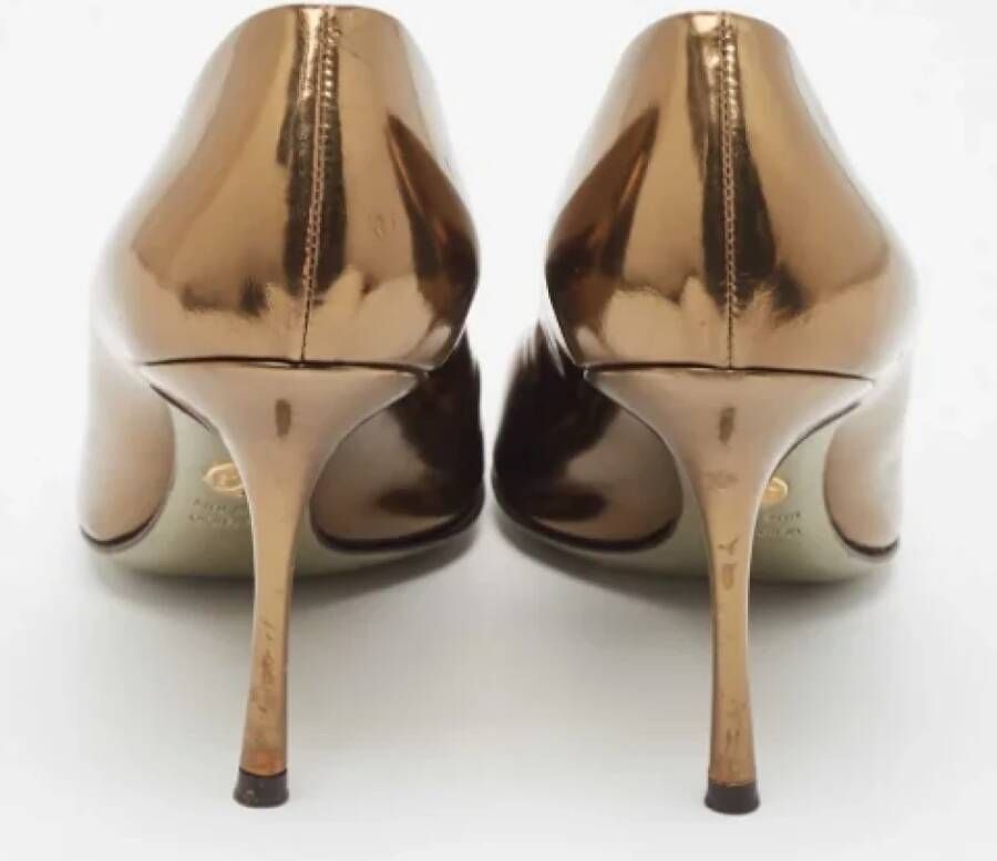 Dolce & Gabbana Pre-owned Leather heels Yellow Dames