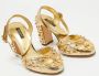 Dolce & Gabbana Pre-owned Leather heels Yellow Dames - Thumbnail 3