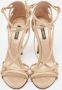 Dolce & Gabbana Pre-owned Leather sandals Beige Dames - Thumbnail 3