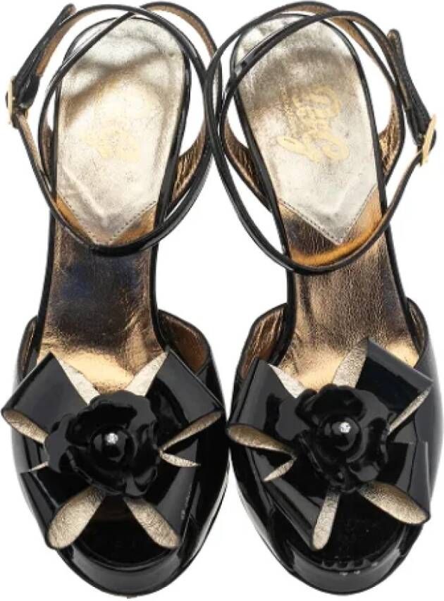 Dolce & Gabbana Pre-owned Leather sandals Black Dames