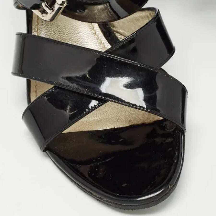 Dolce & Gabbana Pre-owned Leather sandals Black Dames