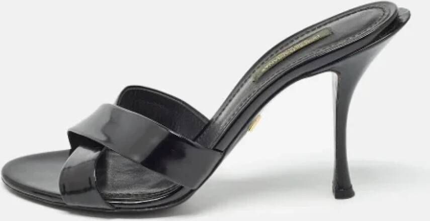 Dolce & Gabbana Pre-owned Leather sandals Black Dames