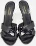 Dolce & Gabbana Pre-owned Leather sandals Black Dames - Thumbnail 3