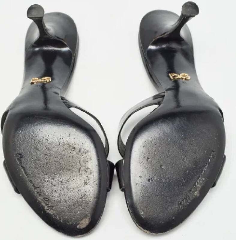 Dolce & Gabbana Pre-owned Leather sandals Black Dames