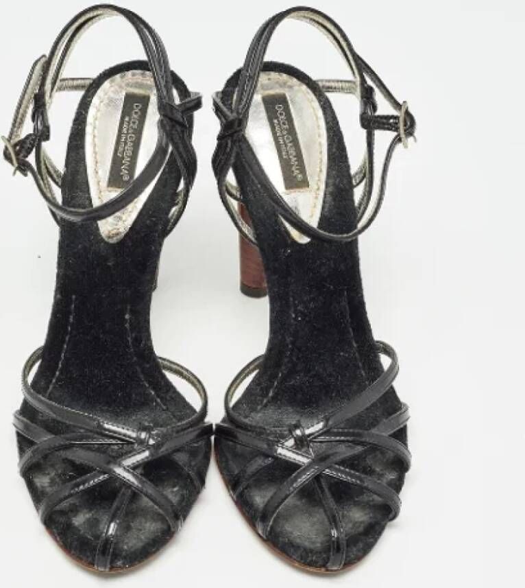 Dolce & Gabbana Pre-owned Leather sandals Black Dames