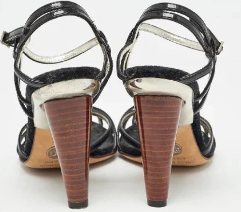 Dolce & Gabbana Pre-owned Leather sandals Black Dames