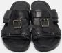 Dolce & Gabbana Pre-owned Leather sandals Black Dames - Thumbnail 2