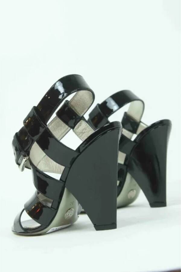 Dolce & Gabbana Pre-owned Leather sandals Black Dames