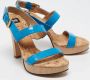 Dolce & Gabbana Pre-owned Leather sandals Blue Dames - Thumbnail 4